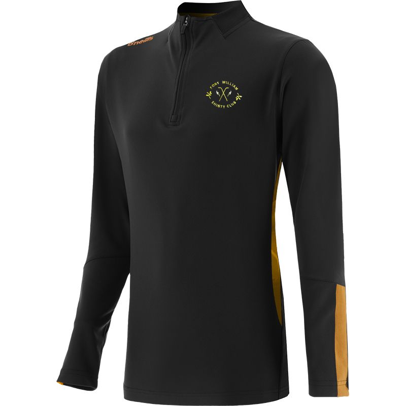 Fort William Shinty Kids' Jenson Brushed Half Zip Top