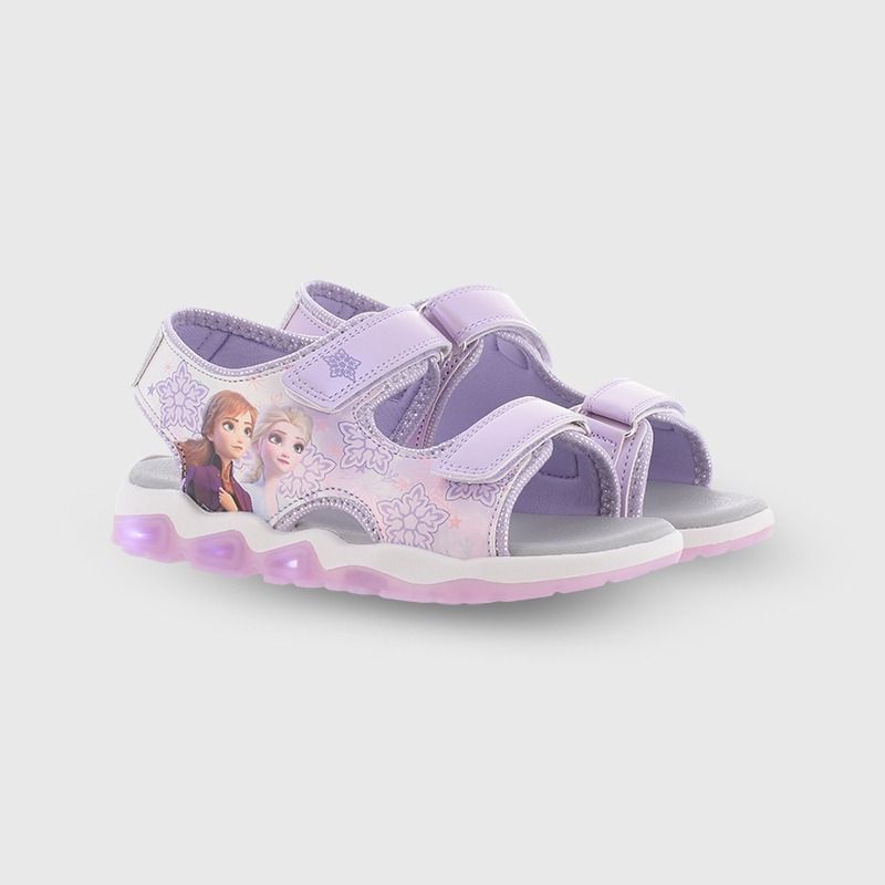 Kids' Purple Frozen Anna and Elsa Sandals from O'Neills.
