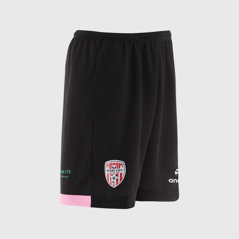 O'Neills Derry City FC Ladies Kids' Shorts 2026