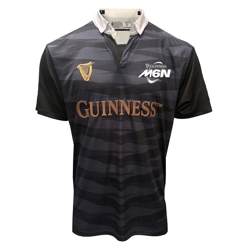 Guinness Black 6 Nations Rugby Jersey from O'Neills.