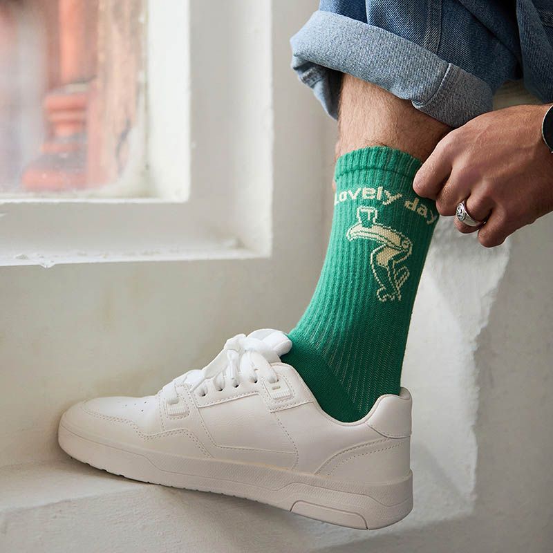 Green and White Guinness Lovely Day Sports Socks From O'Neills
