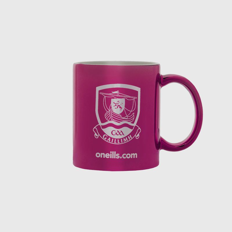 Maroon Galway GAA Metallic Mug by O'Neills.