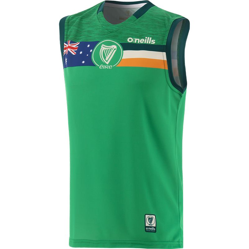 Men's global Eire Ireland Australia vest from O'Neills.