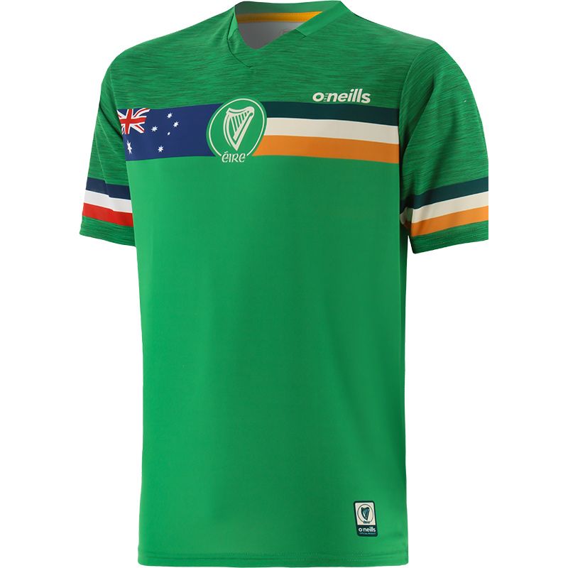 Kids' Global Eire Irish Australia jersey from O'Neills.