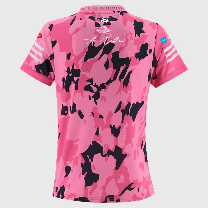 Pink Cavan GAA Short Sleeve Training Top 2026 from O’Neills