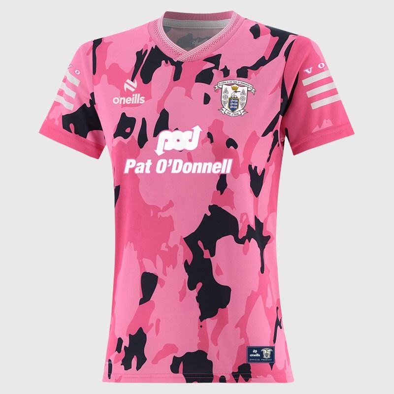 Pink Clare GAA Short Sleeve Training Top 2026 from O’Neills