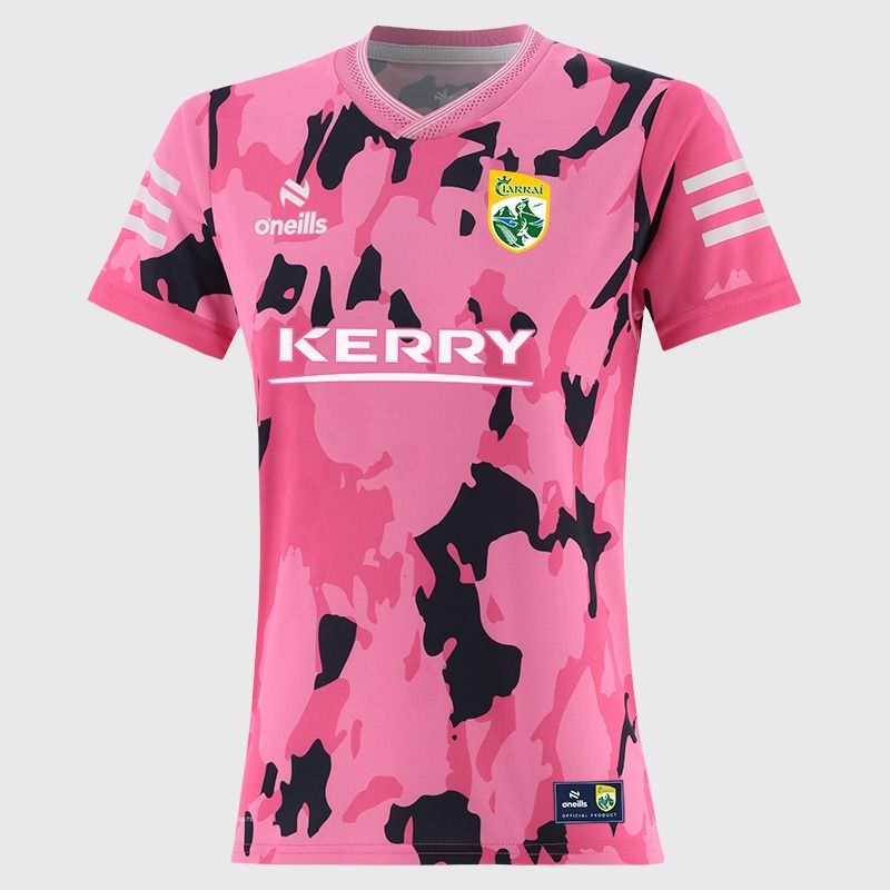 Pink Kerry GAA Short Sleeve Training Top 2026 from O’Neills