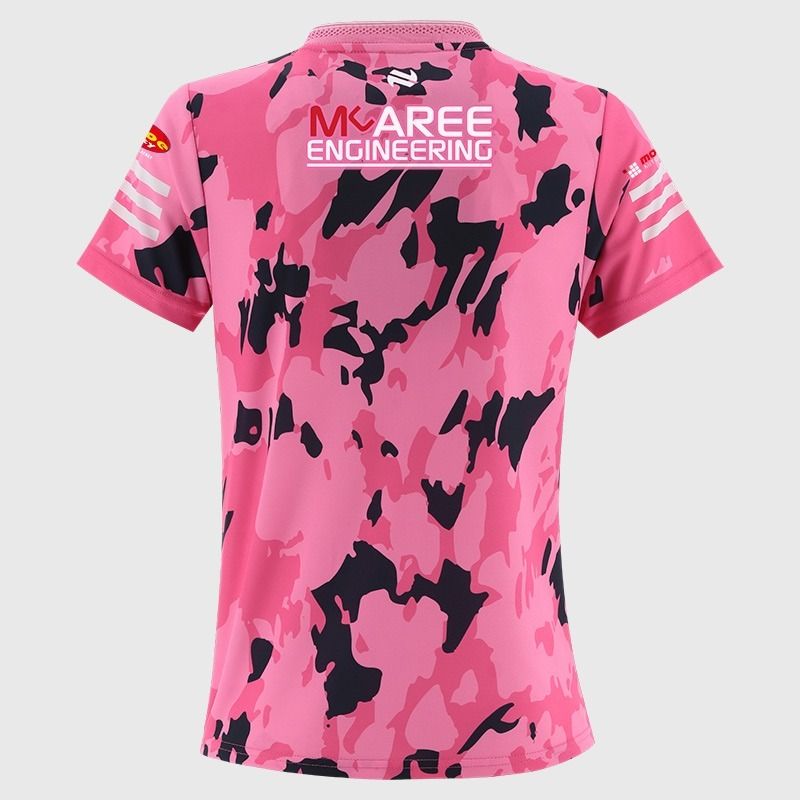 Pink Monaghan GAA Short Sleeve Training Top 2026 from O’Neills