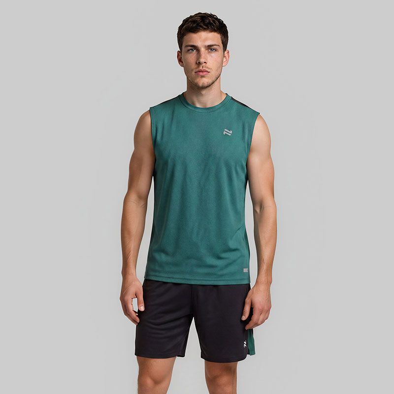 Bottle / Black O’Neills Men’s Raptor 2 piece set with sleeveless design Vest and Shorts.