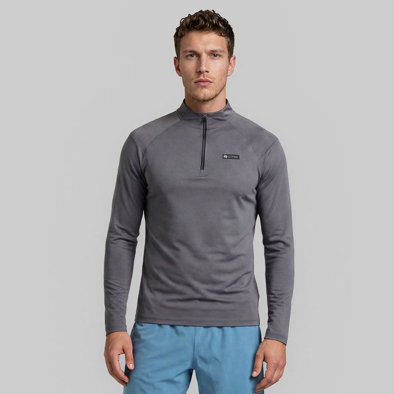 O'Neills Men's Grey Tempus Half Zip Midlayer Top from O'Neills.