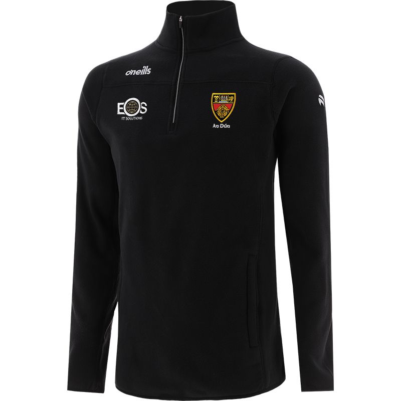 Men’s Down GAA Harlow Micro Fleece Half Zip Top with two zip pockets and Down GAA crest by O’Neills.