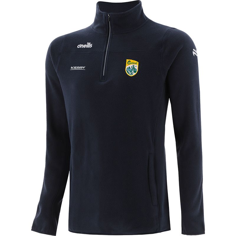 Marine Men’s Kerry GAA Harlow Micro Fleece Half Zip Top with two zip pockets and Kerry GAA crest by O’Neills.
