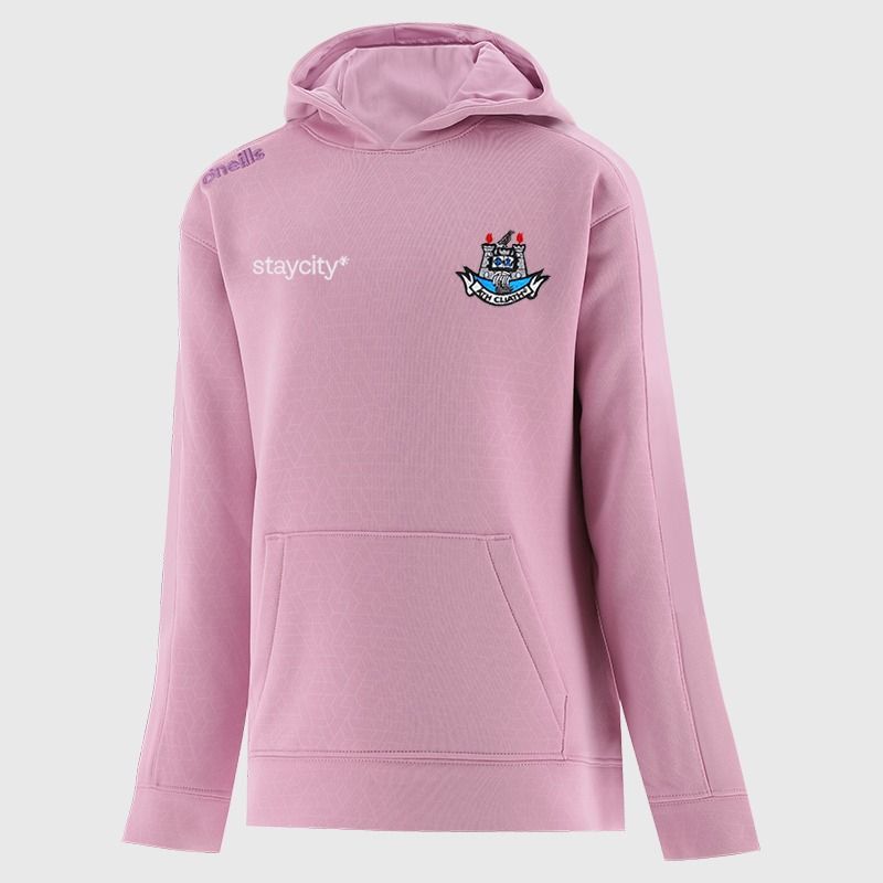 Dublin GAA Kids' Hydra Tech Fleece Pullover Hoodie Pink from O’Neills