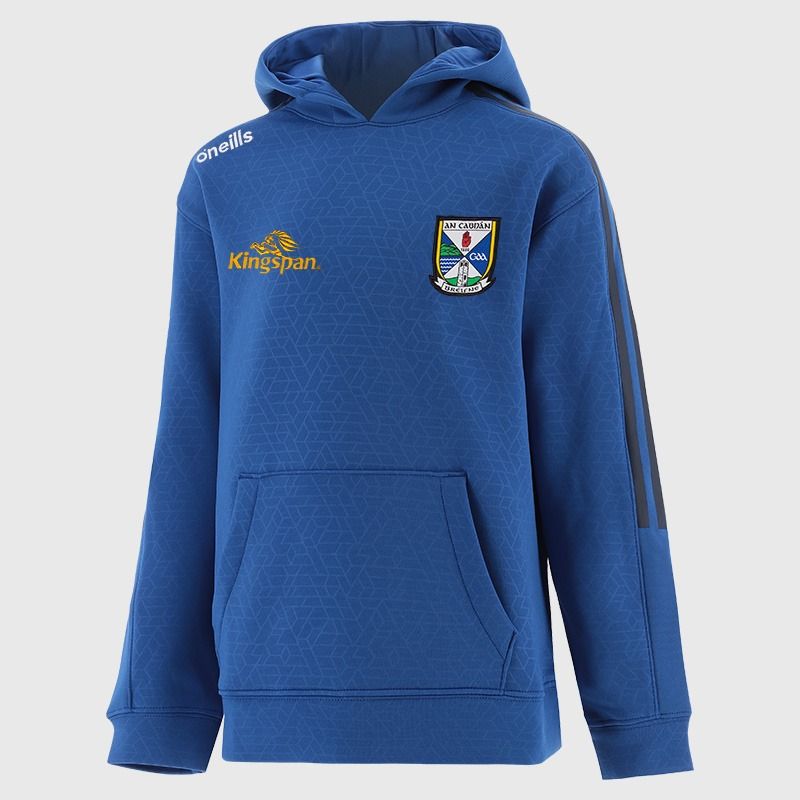 Cavan GAA Kids' Hydra Tech Fleece Pullover Hoodie Royal from O’Neills