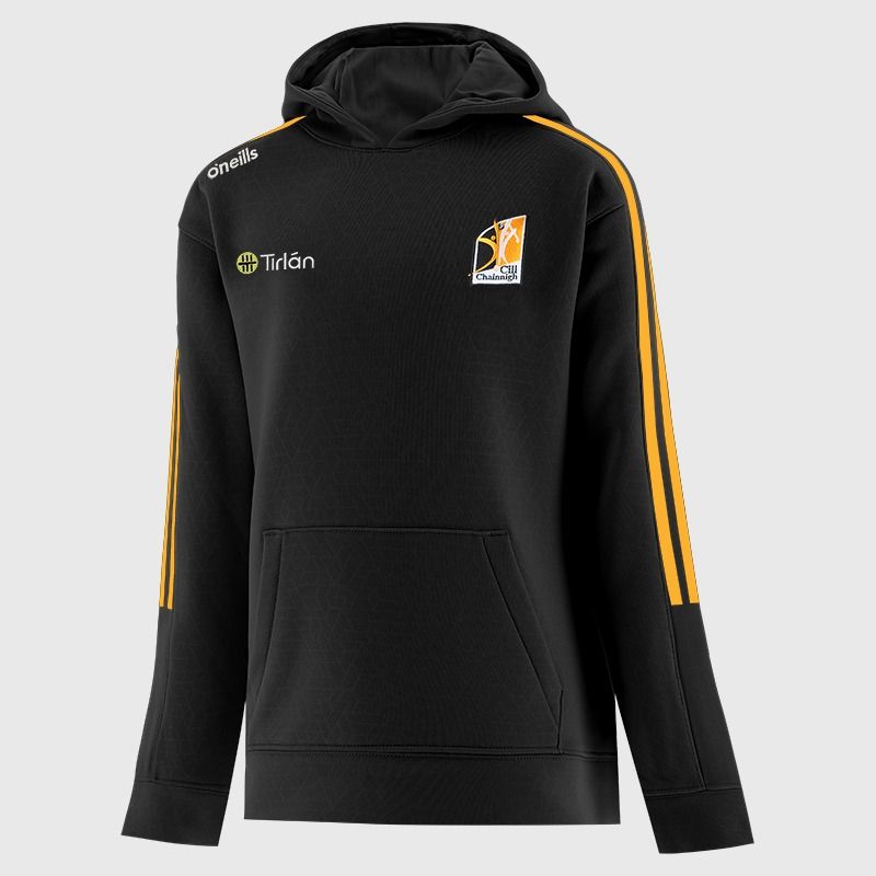 Kilkenny GAA Kids' Hydra Tech Fleece Pullover Hoodie Black from O’Neills