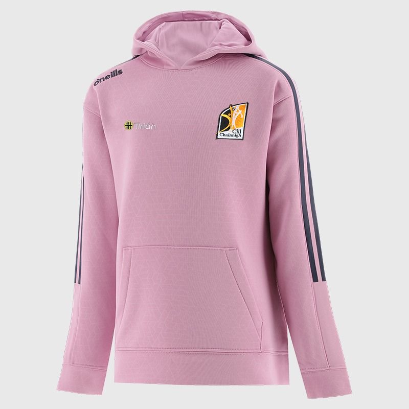 Kilkenny GAA Kids' Hydra Tech Fleece Pullover Hoodie Pink from O’Neills