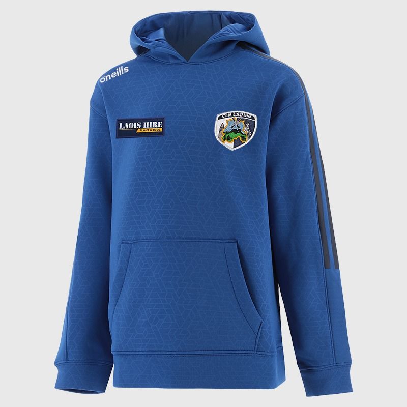 Laois GAA Kids' Hydra Tech Fleece Pullover Hoodie Royal from O’Neills