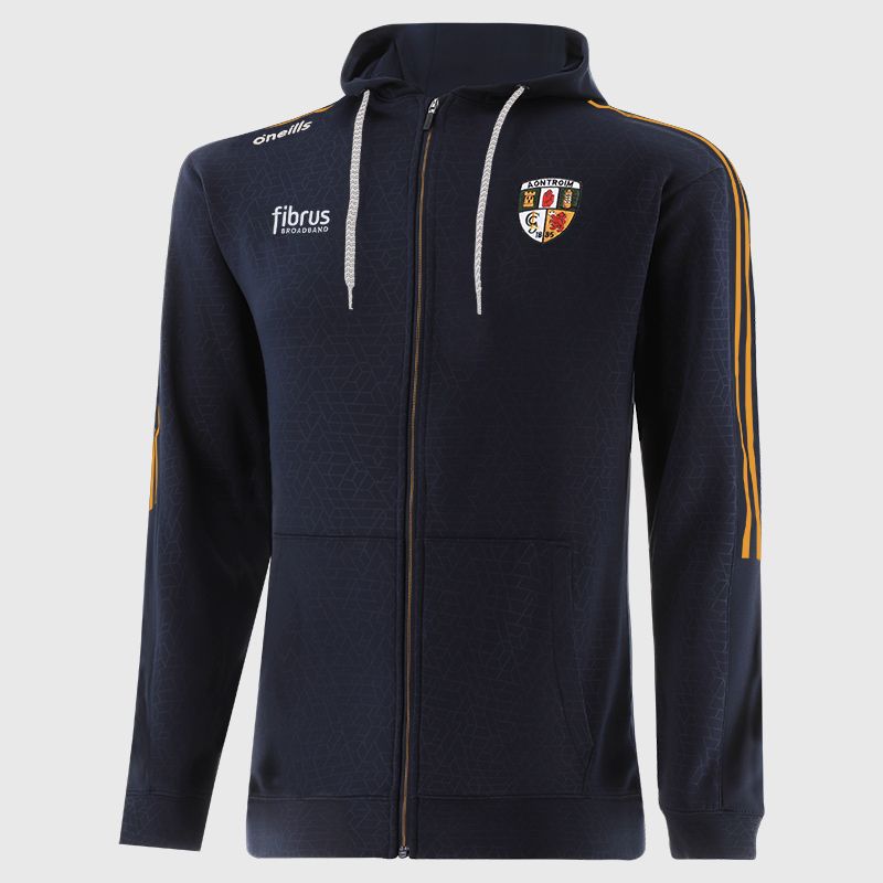 Antrim GAA Men's Hydra Tech Fleece Full Zip Hoodie Navy from O’Neills