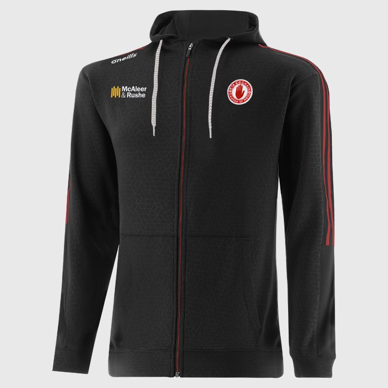 Tyrone GAA Men's Hydra Tech Fleece Full Zip Hoodie Black from O’Neills