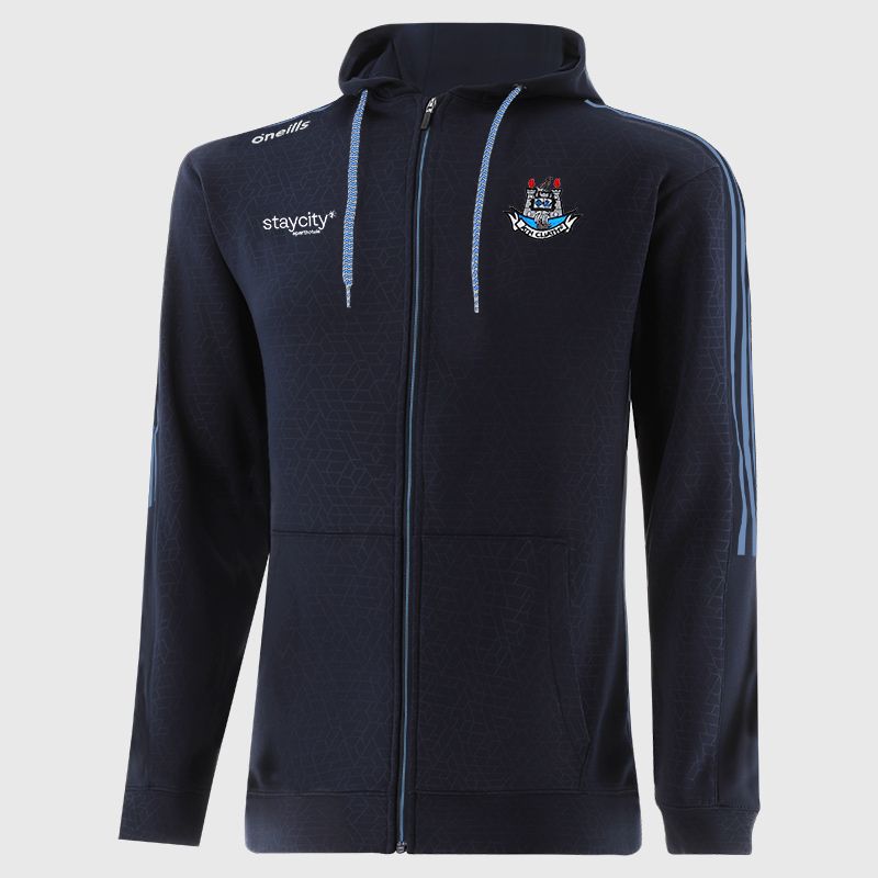 Dublin GAA Men's Hydra Tech Fleece Full Zip Hoodie Navy from O’Neills Sportswear