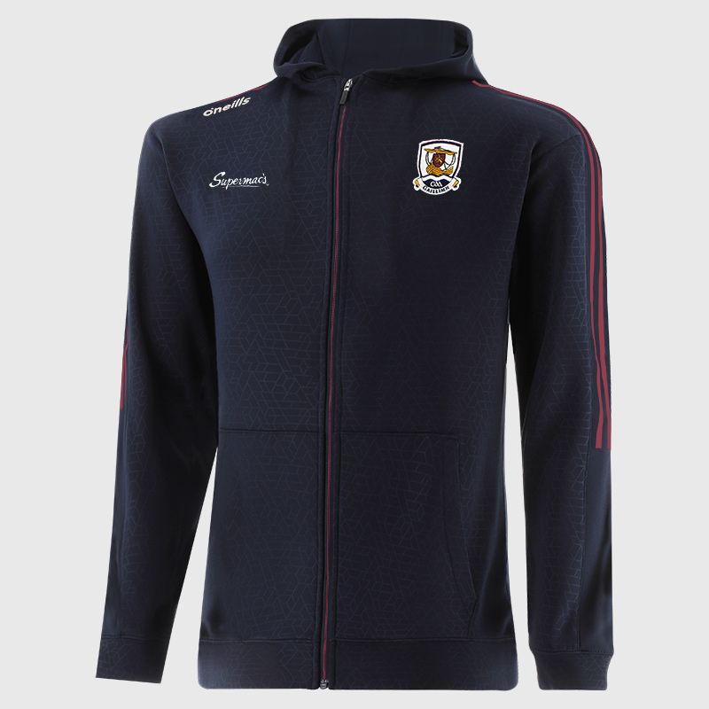 Galway GAA Kids' Hydra Tech Fleece Full Zip Hoodie Navy from O’Neills