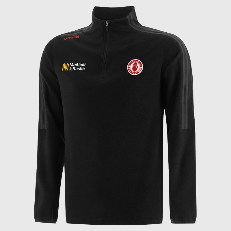 Tyrone GAA Men's Hydra Half Zip Fleece Black from O’Neills