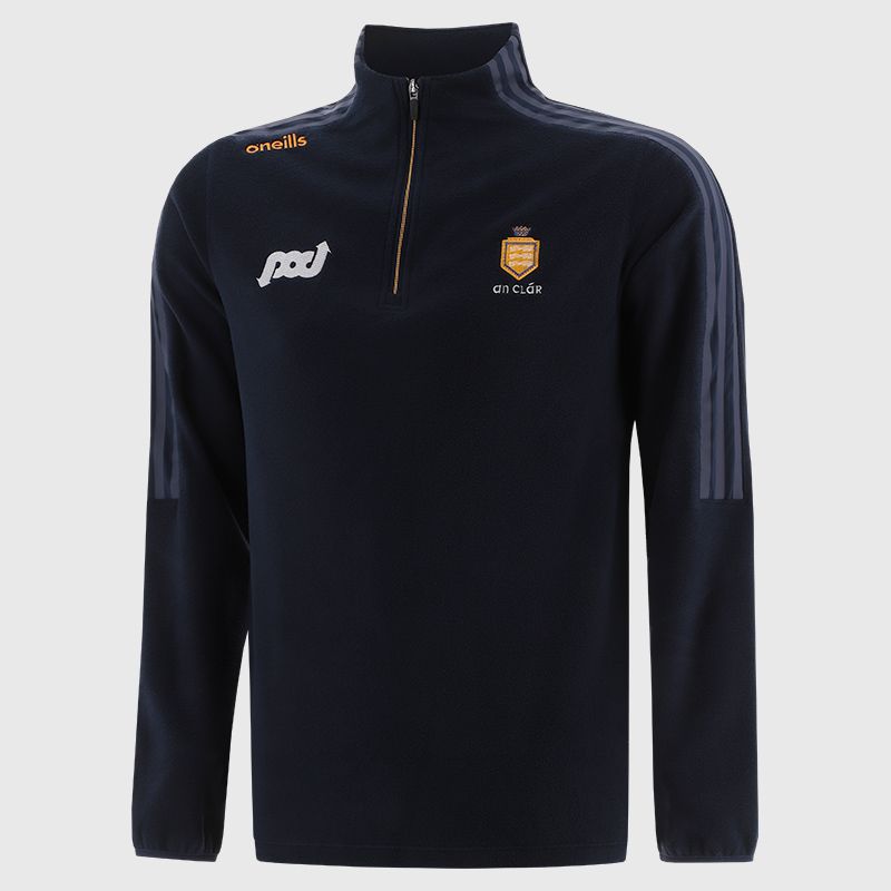 Clare GAA Men's Hydra Half Zip Fleece Navy from O’Neills