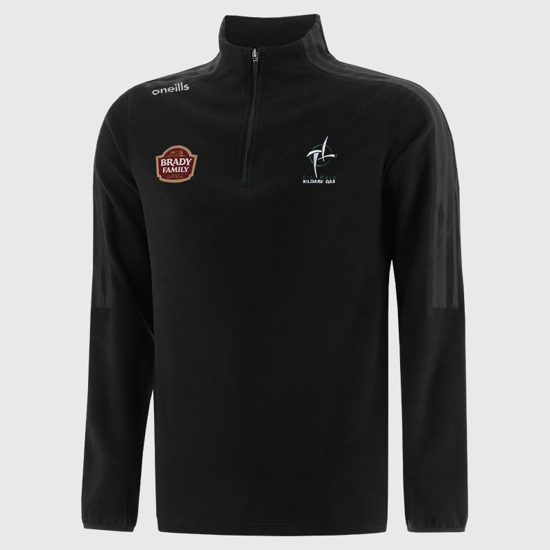 Kildare GAA Men's Hydra Half Zip Fleece Black from O’Neills