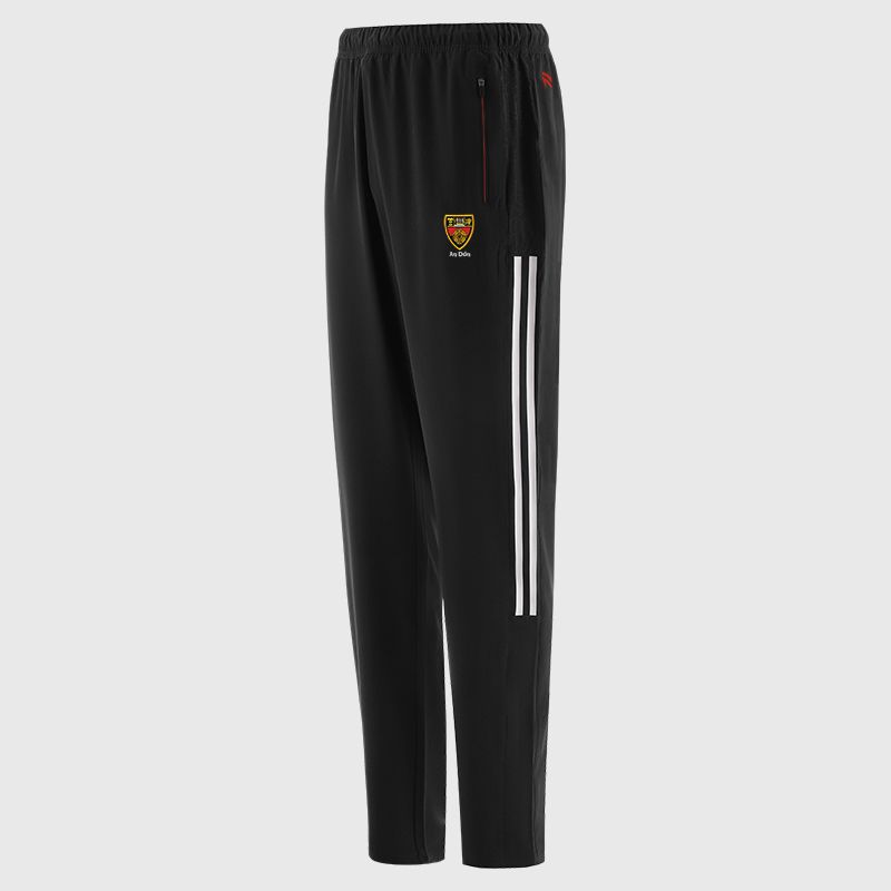 Down GAA Kids' Hydra Woven Tracksuit Bottoms Black from O’Neills 