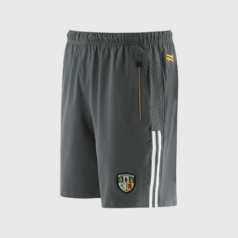 Antrim GAA Men's Hydra Woven Shorts Grey from O’Neills 