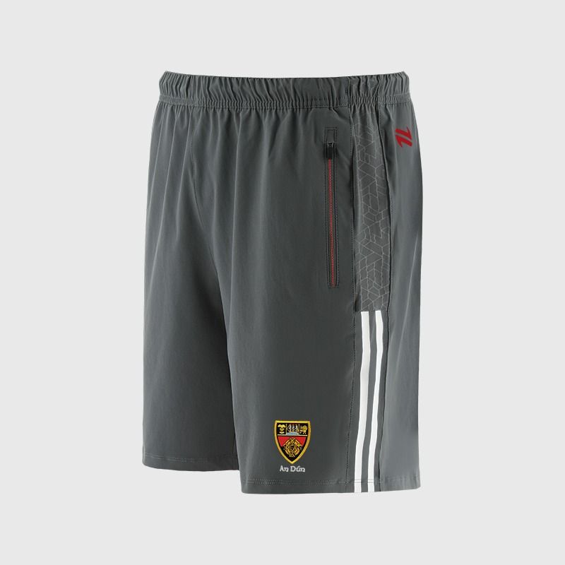 Down GAA Kids' Hydra Woven Shorts Grey from O’Neills 