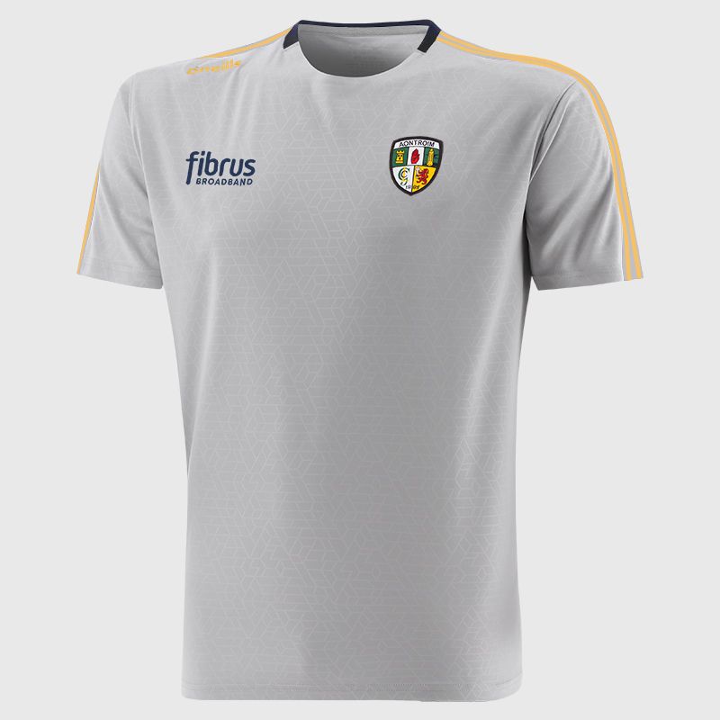 Antrim GAA Men's Hydra T-Shirt Silver from O’Neills Sportswear