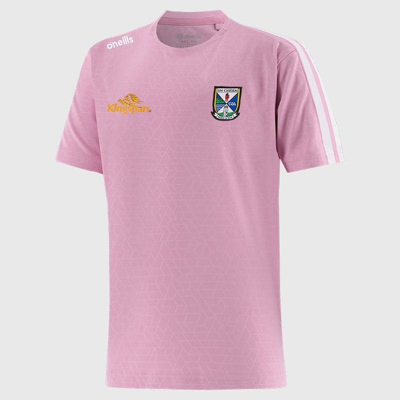 Cavan GAA Kids' Hydra T-Shirt Pink from O’Neills Sportswear