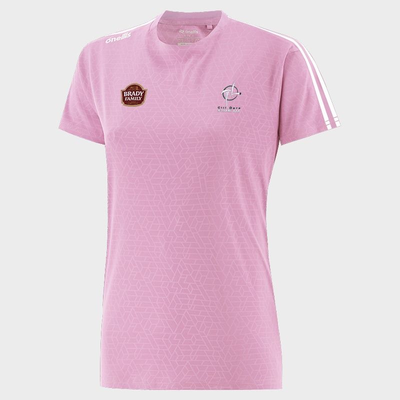 Kildare GAA Women's Hydra T-Shirt Pink from O’Neills Sportswear