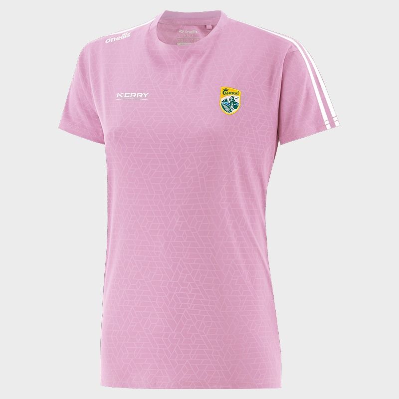 Kerry GAA Women's Hydra T-Shirt Pink from O’Neills Sportswear