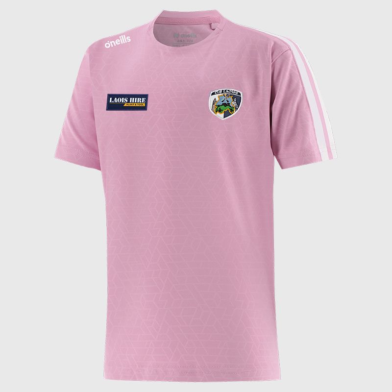 Laois GAA Kids' Hydra T-Shirt Pink from O’Neills Sportswear