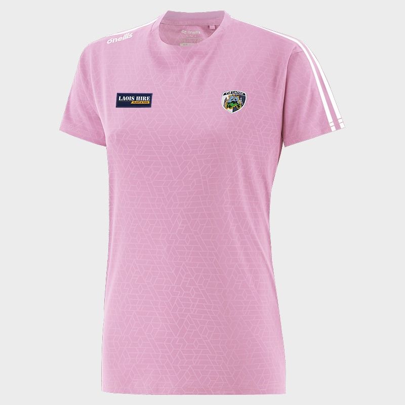 Laois GAA Women's Hydra T-Shirt Pink from O’Neills Sportswear