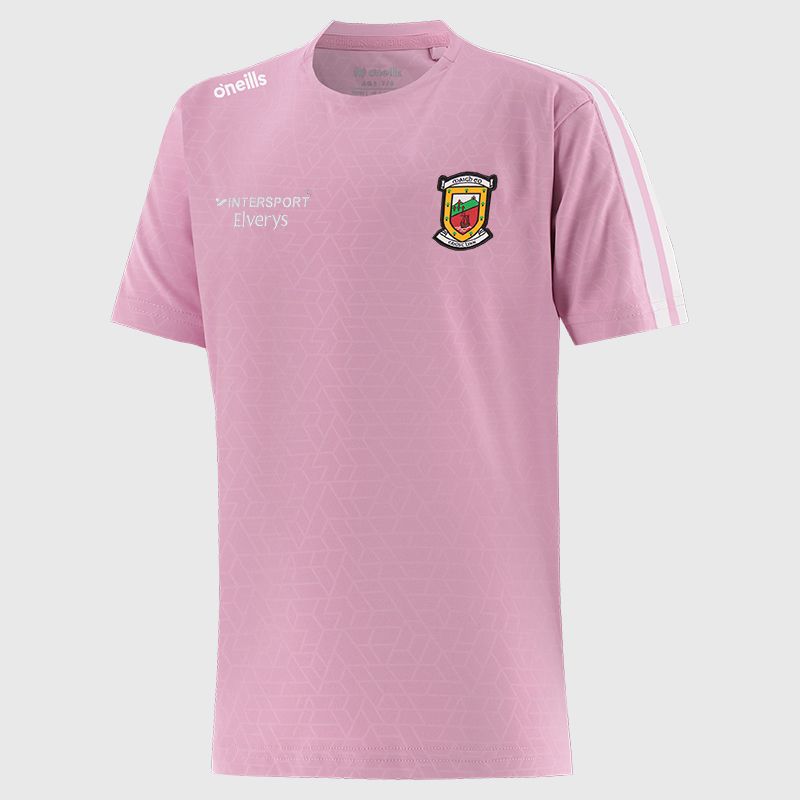 Mayo GAA Kids' Hydra T-Shirt Pink from O’Neills Sportswear
