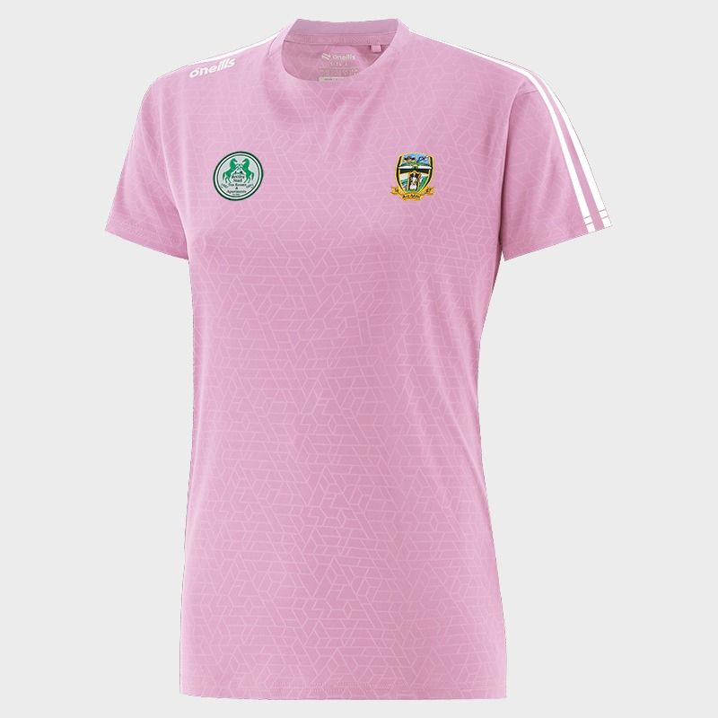 Meath GAA Women's Hydra T-Shirt Pink from O’Neills Sportswear