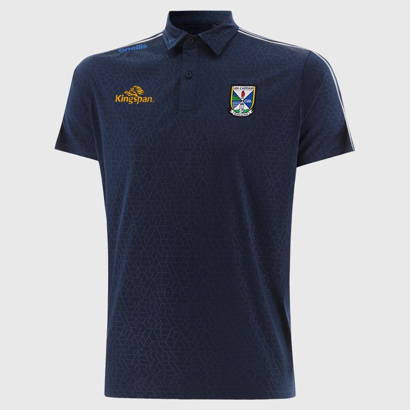 Cavan GAA Men's Hydra Polo Shirt Navy from O’Neills