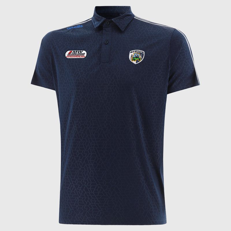 Laois GAA Men's Hydra Polo Shirt Navy from O’Neills