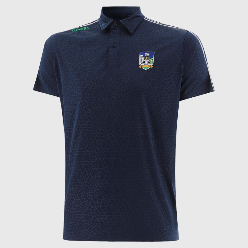 Limerick GAA Men's Hydra Polo Shirt Navy from O’Neills