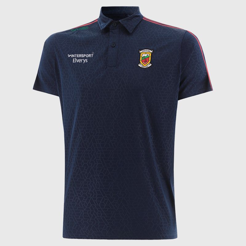 Mayo GAA Men's Hydra Polo Shirt Navy from O’Neills