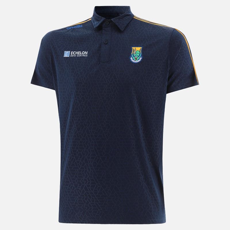 Wicklow GAA Men's Hydra Polo Shirt Navy from O’Neills