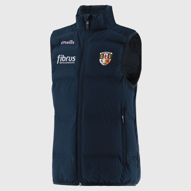 Antrim GAA Women's  Hydra Padded Gilet Navy from O’Neills