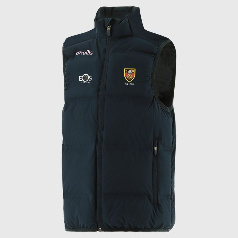 Down GAA Kids' Hydra Padded Gilet Navy from O’Neills