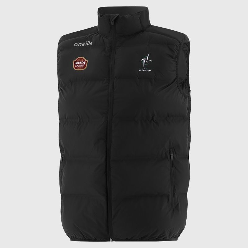 Kildare GAA Men's Hydra Padded Gilet Black from O’Neills