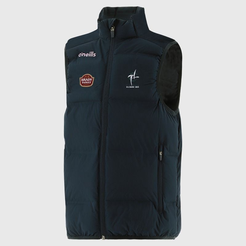 Kildare GAA Kids' Hydra Padded Gilet Navy from O’Neills