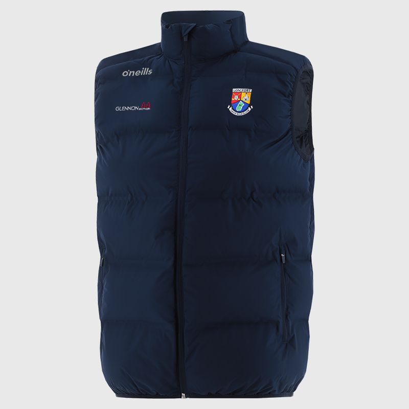 Longford GAA Kids' Hydra Padded Gilet Navy from O’Neills