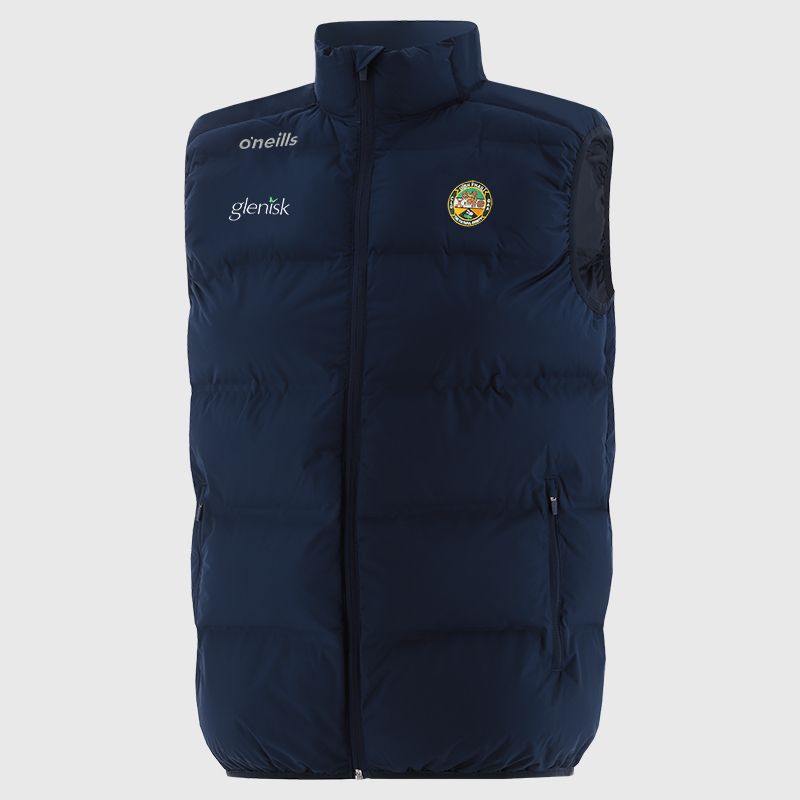 Offaly GAA Kids' Hydra Padded Gilet Navy from O’Neills